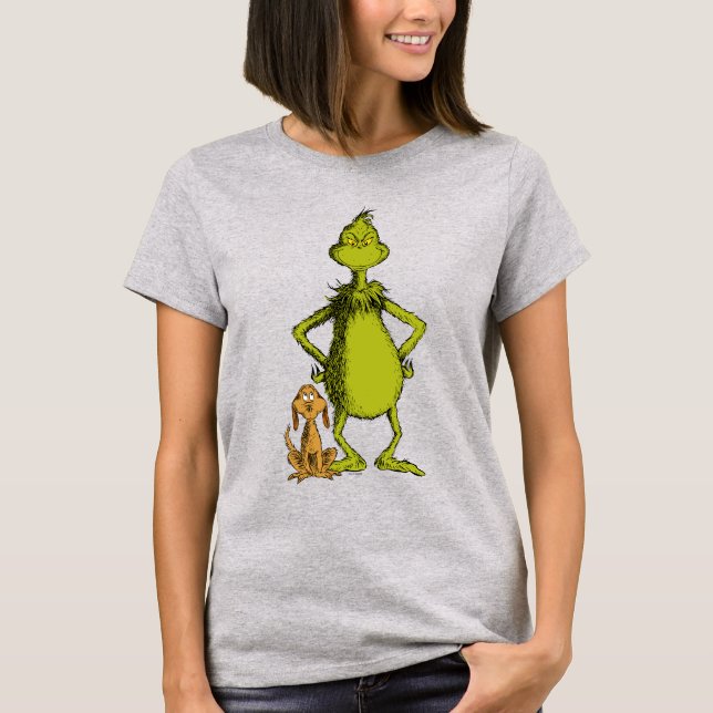Grinch | Max & Grinch Stance T Shirt (Framsida)