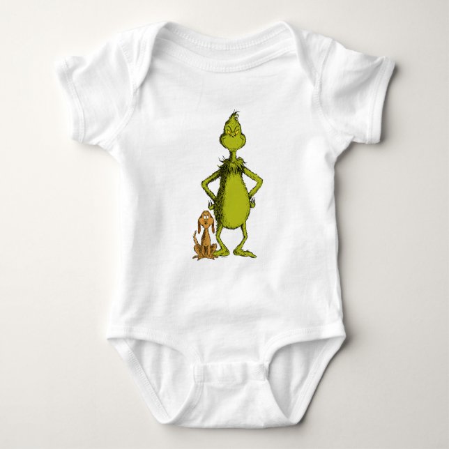 Grinch | Max & Grinch Stance T Shirt (Framsida)
