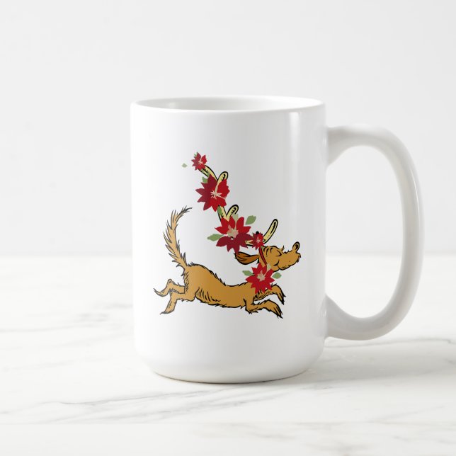 Grinch | Max jul poinsettia Kaffemugg (Höger)