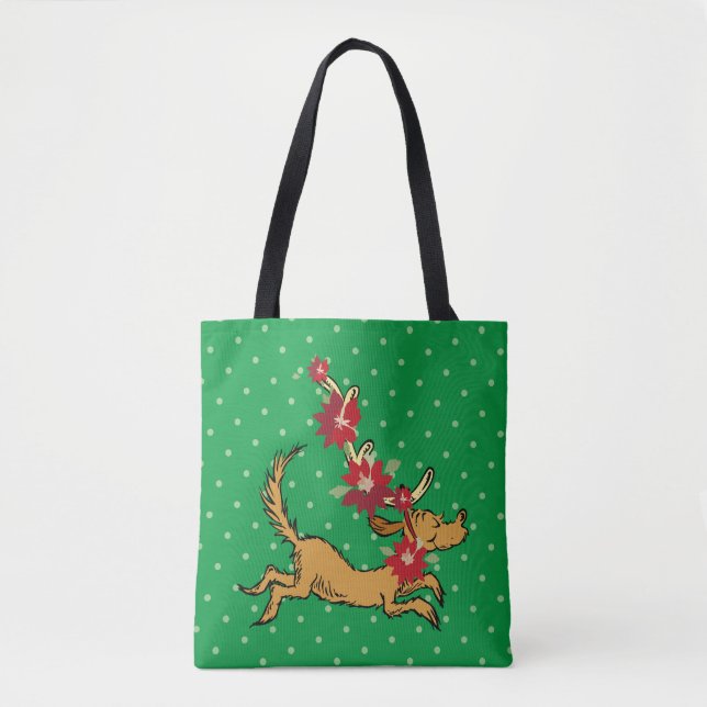 Grinch | Max jul poinsettia Tygkasse (Framsida)