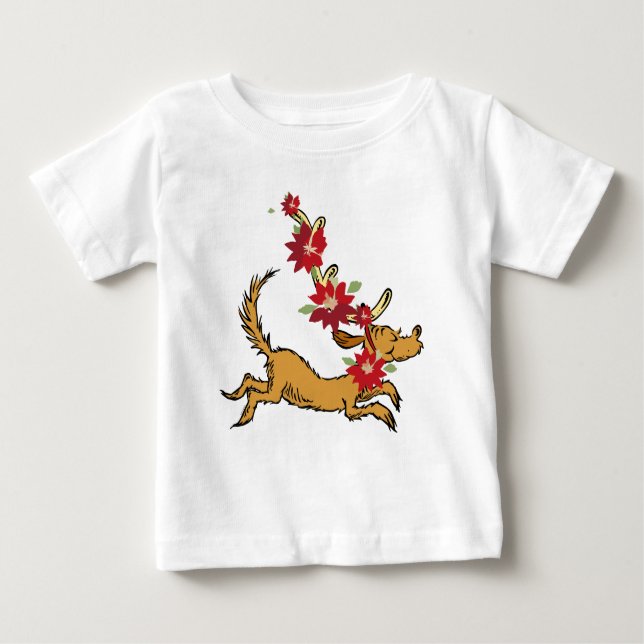 Grinch | Max Jul Pointsettia T Shirt (Framsida)