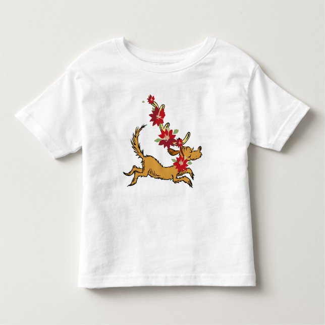 Grinch | Max Jul Pointsettia T Shirt (Framsida)