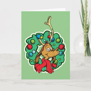 Grinch Max julkrans Kort