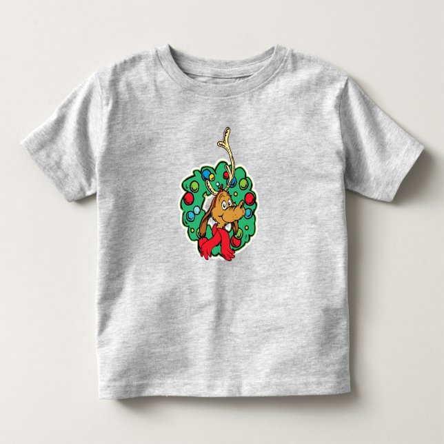 Grinch | Max julkrans T Shirt (Framsida)