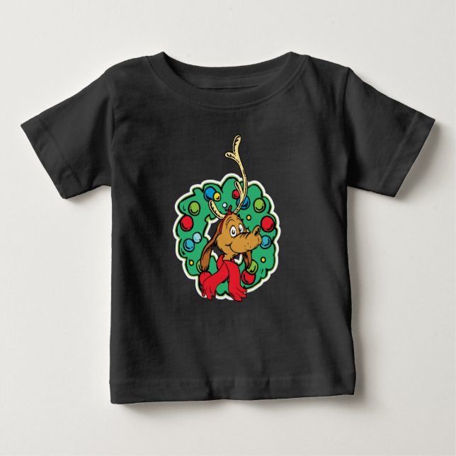 Grinch | Max julkrans T Shirt (Framsida)