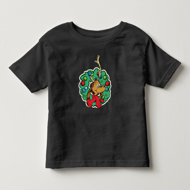 Grinch | Max julkrans T Shirt (Framsida)