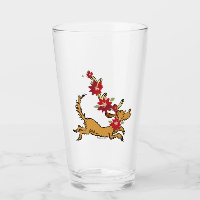 Grinch | Max julpoinsettia Glaskopp (Framsida)