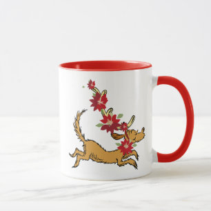 Grinch Max julpoinsettia Mugg