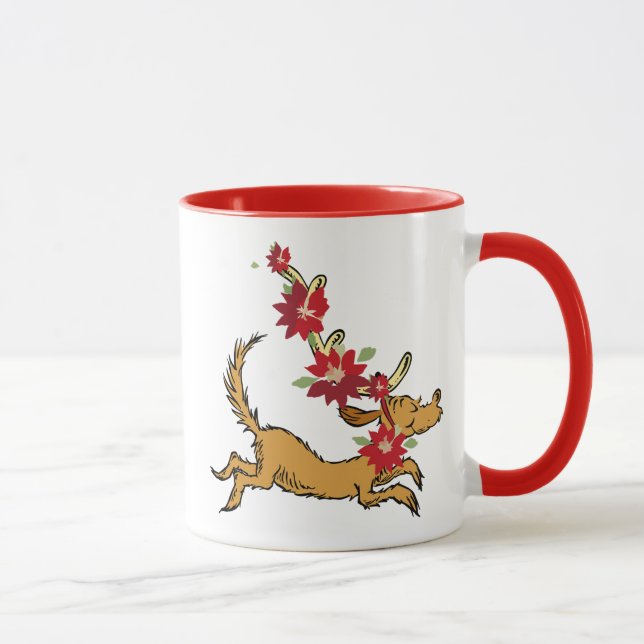 Grinch | Max julpoinsettia Mugg (Höger)