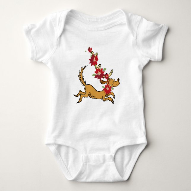 Grinch | Max julpoinsettia T Shirt (Framsida)