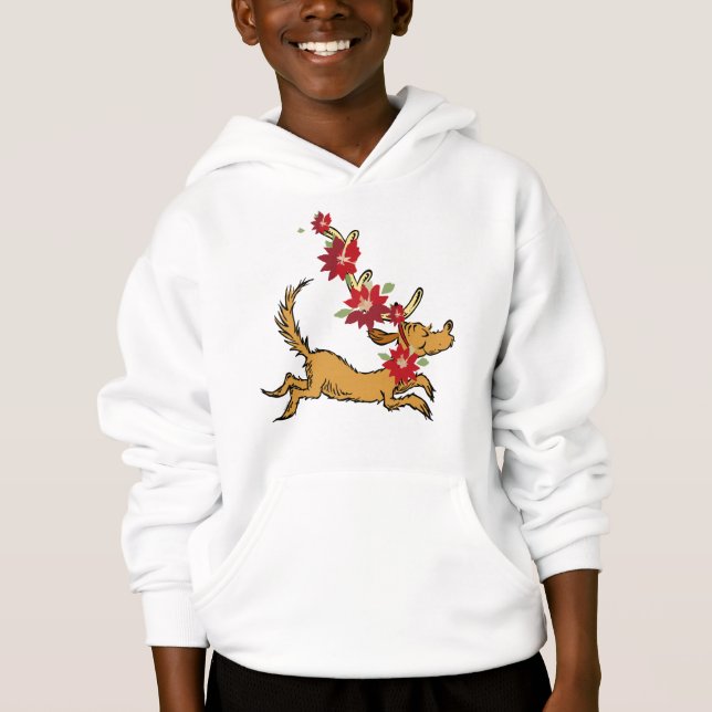 Grinch | Max julpoinsettia T Shirt (Framsida)