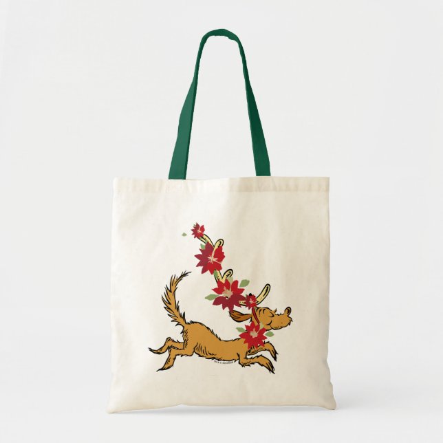 Grinch | Max julpoinsettia Tygkasse (Framsidan)