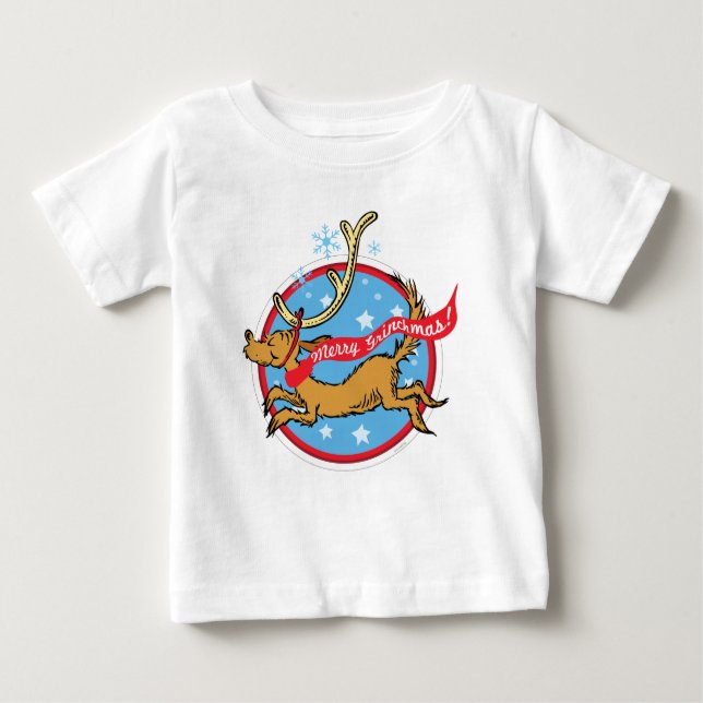 Grinch | Max Merry Grinchmas! T Shirt (Framsida)