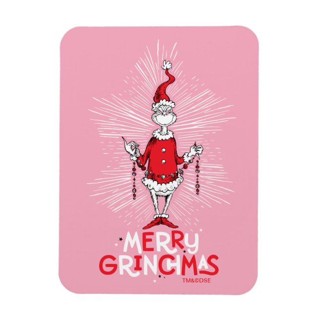 Grinch | Merry Grinchmas Magnet (Vertikal)