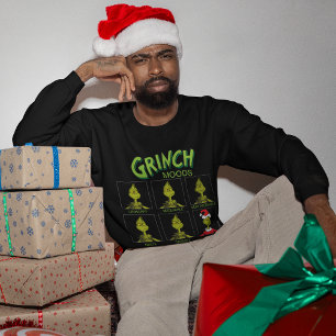 Grinch   Moods-diagram - julutgåva Lång Ärmad Tröja