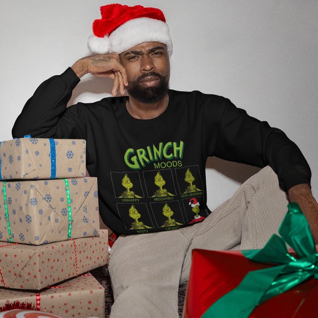 Grinch | Moods-diagram - julutgåva Lång Ärmad Tröja (Person wearing sweater)