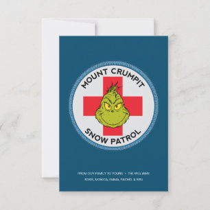 Grinch Mt. Crumpit Snöpatrull Kort