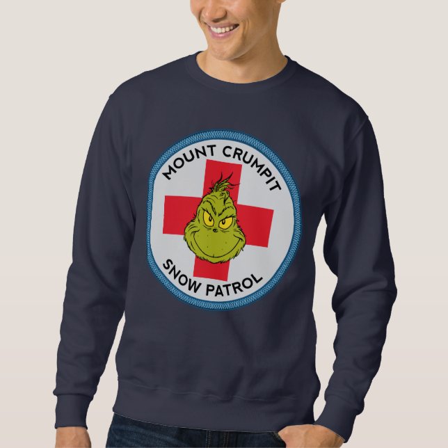 Grinch | Mt. Crumpit Snöpatrull Lång Ärmad Tröja (Framsida)