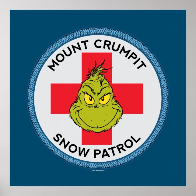 Grinch | Mt. Crumpit Snöpatrull Poster (Framsidan)