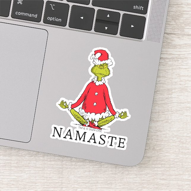 Grinch | Namaste Jultomten Klistermärken (Detalj)