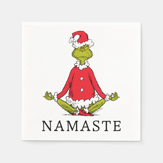 Grinch | Namaste Jultomten Pappersservett (Framsidan)