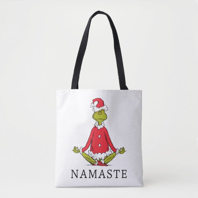 Grinch | Namaste Jultomten Tygkasse (Framsida)