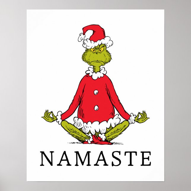 Grinch | Namaste Tomte Poster (Framsidan)