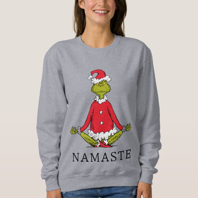 Grinch | Namaste Tomte T Shirt (Framsida)