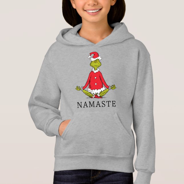 Grinch | Namaste Tomte T Shirt (Framsida)