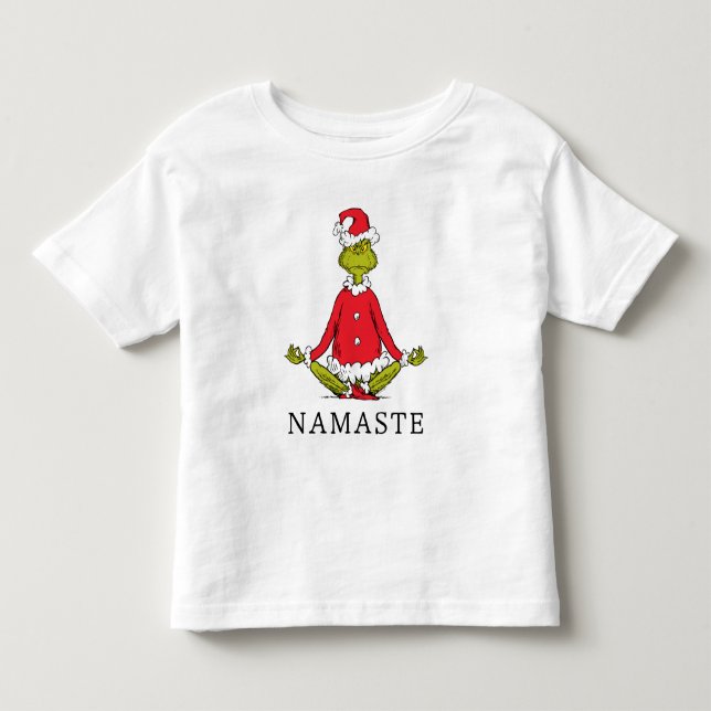Grinch | Namaste Tomte T Shirt (Framsida)