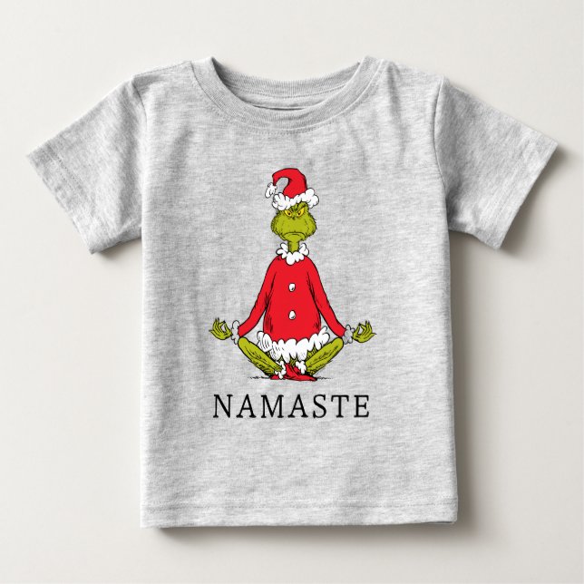 Grinch | Namaste Tomte T Shirt (Framsida)