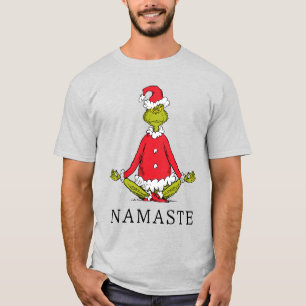 Grinch Namaste Tomte T Shirt