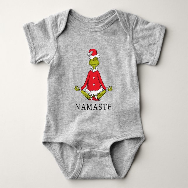 Grinch | Namaste Tomte T Shirt (Framsida)