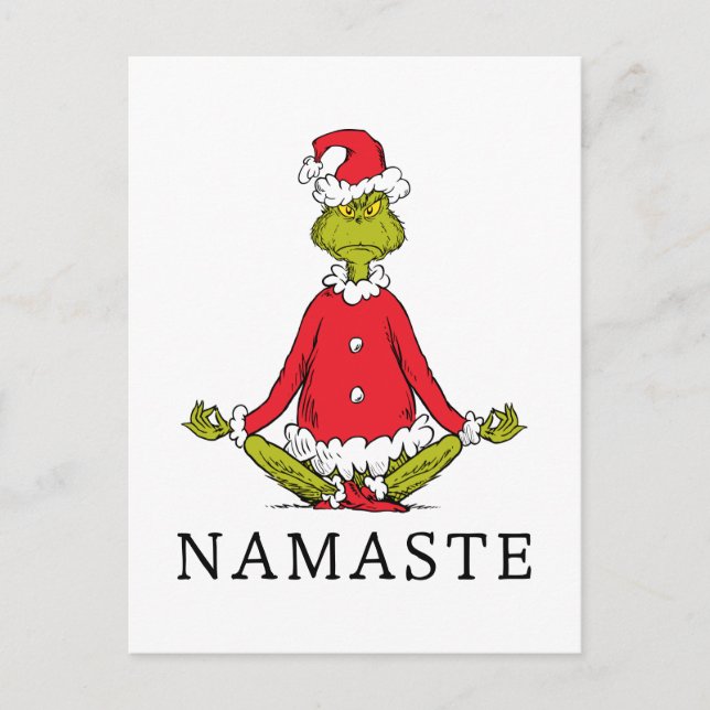 Grinch | Namaste Tomte Vykort (Framsida)