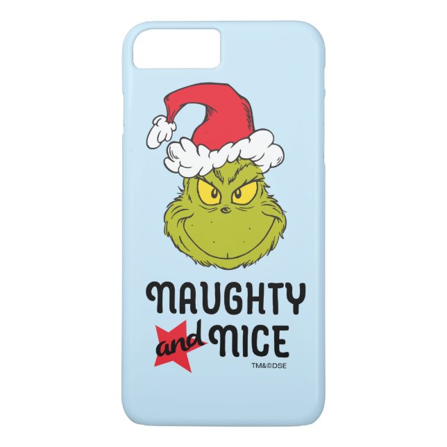 Grinch | Naughty and Nice Case-Mate iPhone Skal (Baksida)
