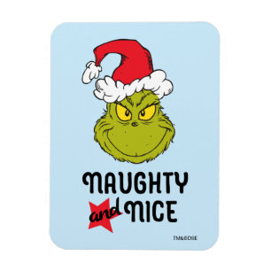 Grinch   Naughty and Nice Magnet