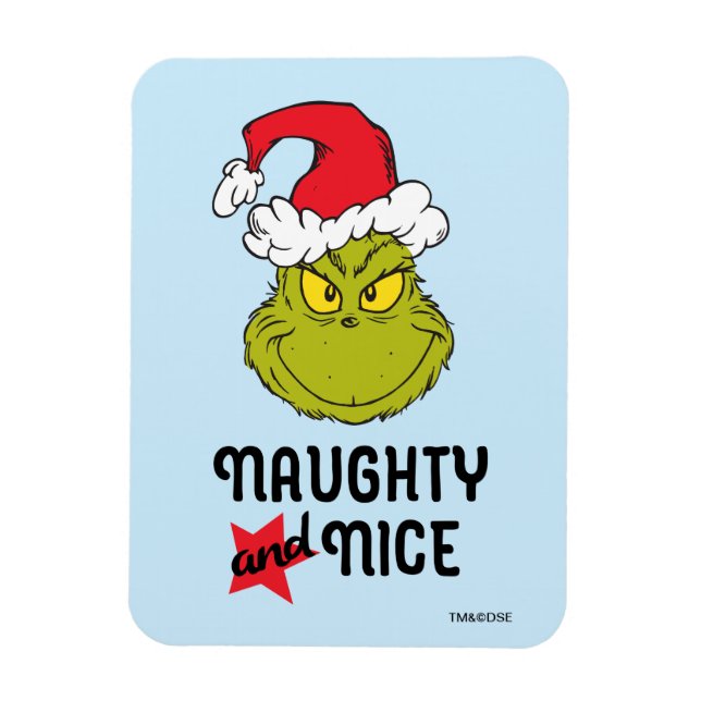 Grinch | Naughty and Nice Magnet (Vertikal)