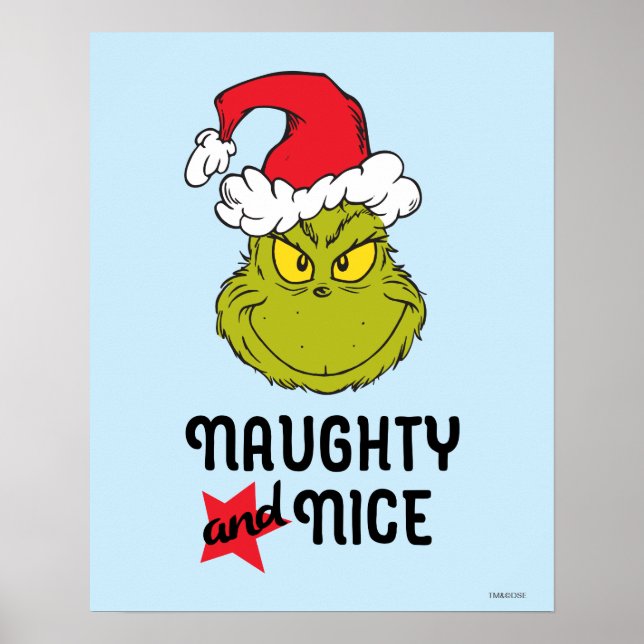 Grinch | Naughty and Nice Poster (Framsidan)