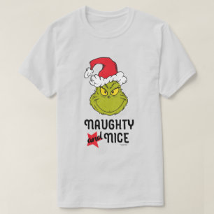 Grinch Naughty and Nice T Shirt