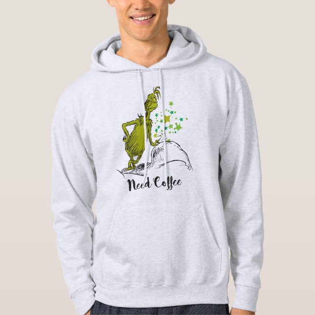 Grinch | Nödkaffe Hoodie (Framsida)