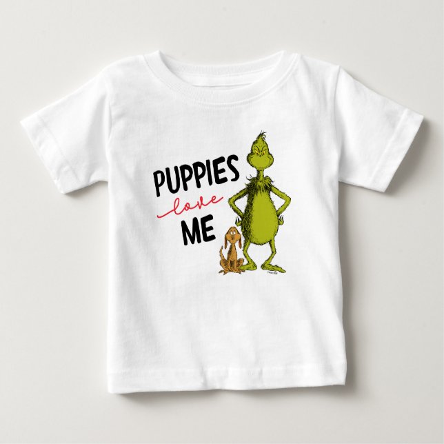 Grinch och Max | Puppies Kärlek Me T-Shirt (Framsida)
