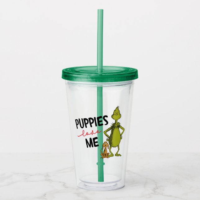 Grinch och Max | Puppies Kärlek Me Take Away Mugg (Framsida)