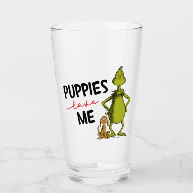 Grinch och Max | Valpar elskar mig Glaskopp (Framsida)