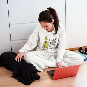 Grinch Om jag inte får ta med min hund kommer jag T Shirt