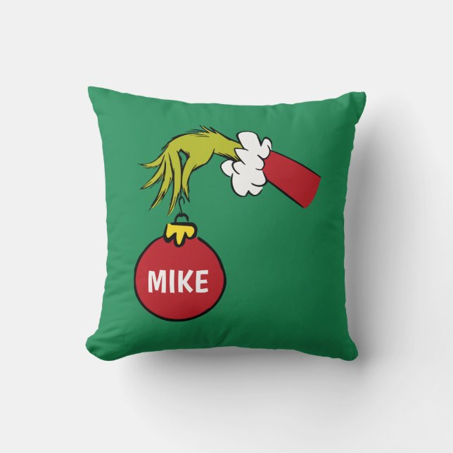 Grinch | Personalized Ornament Kudde (Framsida)
