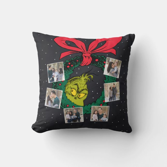 Grinch | Personalized Ornament Throw Pillow Kudde (Framsida)