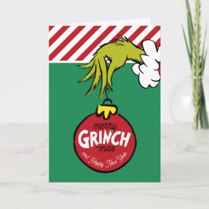 Grinch Personlig juldekoration Helgkort