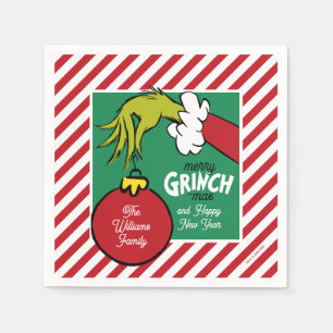 Grinch   Personlig juldekoration Pappersservett