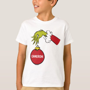 Grinch   PERSONLIG NAMN T Shirt