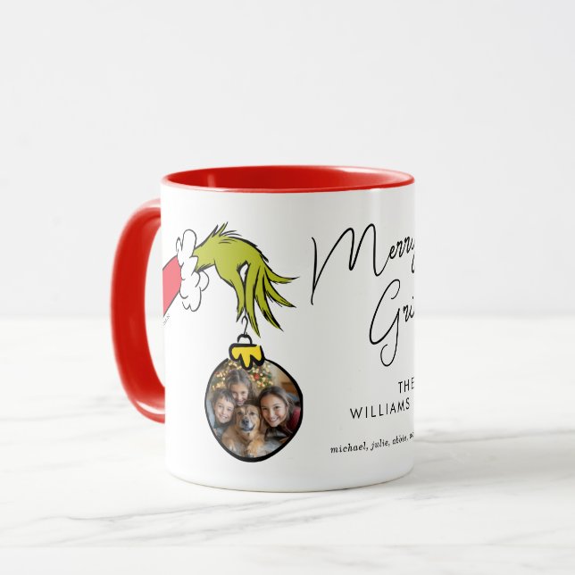 Grinch | Personlig prydnad Mugg (Framsida vänster)